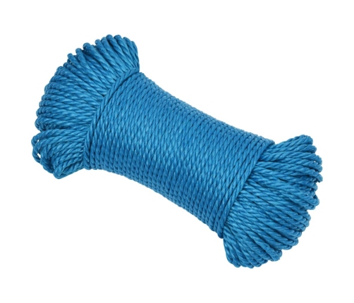 Darba Virve, Zila, 3 Mm, 100 M, Polipropilēns Vidaxl