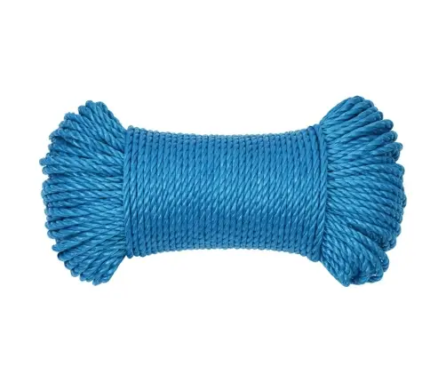 Darba Virve, Zila, 6 Mm, 50 M, Polipropilēns Vidaxl