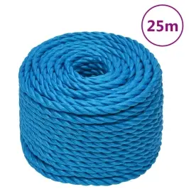Darba Virve, Zila, 24 Mm, 25 M, Polipropilēns Vidaxl