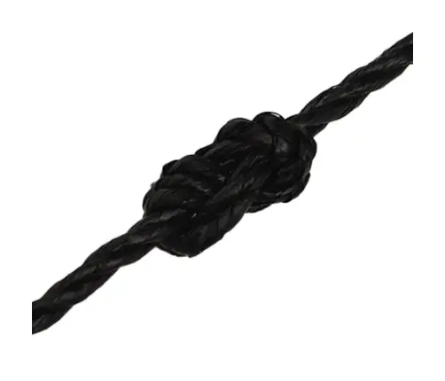 Darbo Virvė, Juodos Spalvos, 3Mm, 50M, Polipropilenas