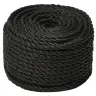 Darba Virve, Melna, 12 Mm, 50 M, Polipropilēns Vidaxl