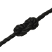 Darba Virve, Melna, 12 Mm, 50 M, Polipropilēns Vidaxl