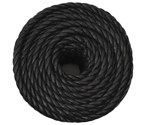 Darba Virve, Melna, 14 Mm, 250 M, Polipropilēns Vidaxl