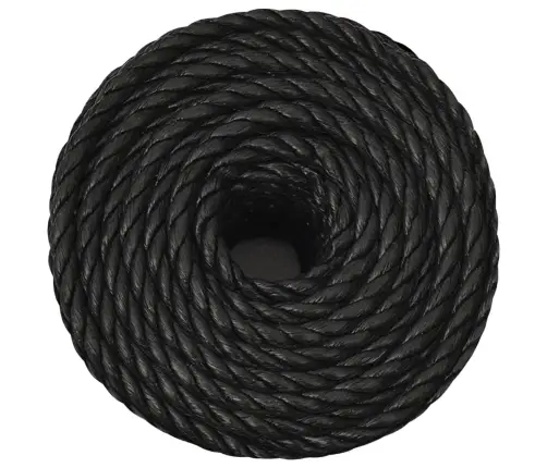 Darbo Virvė, Juodos Spalvos, 14Mm, 250M, Polipropilenas