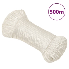 Darba Virve, Balta, 3 Mm, 500 M, Polipropilēns Vidaxl