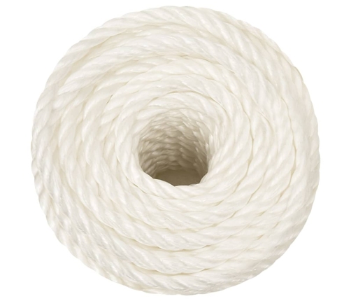 Darba Virve, Balta, 12 Mm, 500 M, Polipropilēns Vidaxl