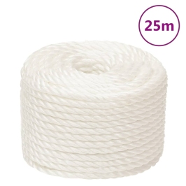 Darba Virve, Balta, 16 Mm, 25 M, Polipropilēns Vidaxl