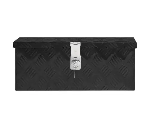 Uzglabāšanas Kaste, Melna, 50X15X20,5 Cm, Alumīnijs Vidaxl