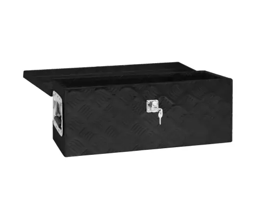 Daiktadėžė, Juodos Spalvos, 60X23,5X23cm Aliuminis