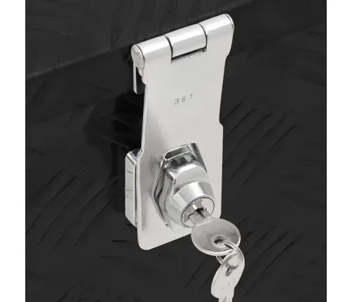 Daiktadėžė, Juodos Spalvos, 60X23,5X23cm Aliuminis