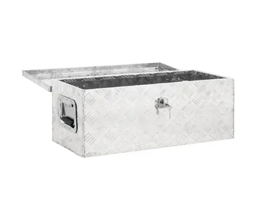 Daiktadėžė, Sidabrinės Spalvos, 70X31X27cm Aliuminis