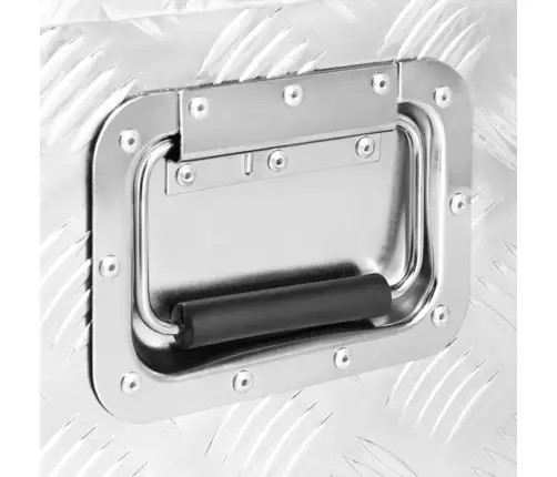 Daiktadėžė, Sidabrinės Spalvos, 80X39X30cm Aliuminis