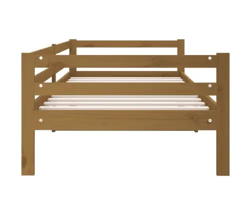 Dīvāngulta, Medus Brūna, 90X190 Cm, Priedes Masīvkoks Vidaxl