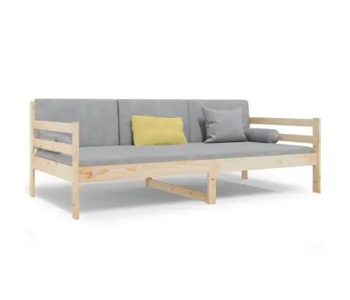 Gulta Bez Matrača, 90X190 Cm, Priedes Masīvkoks Vidaxl