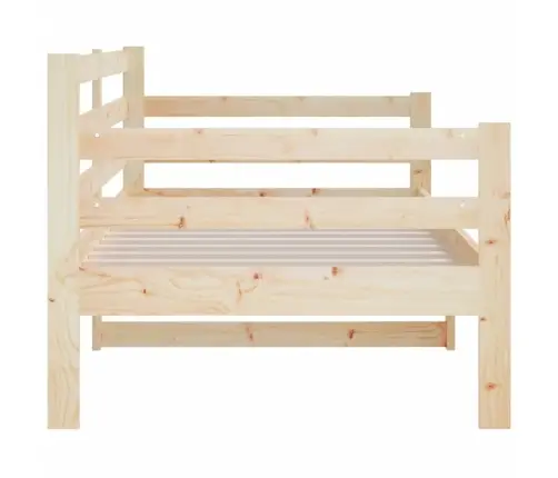 Gulta Bez Matrača, 90X190 Cm, Priedes Masīvkoks Vidaxl