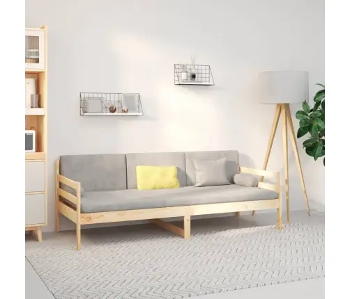 Gulta Bez Matrača, 90X190 Cm, Priedes Masīvkoks Vidaxl