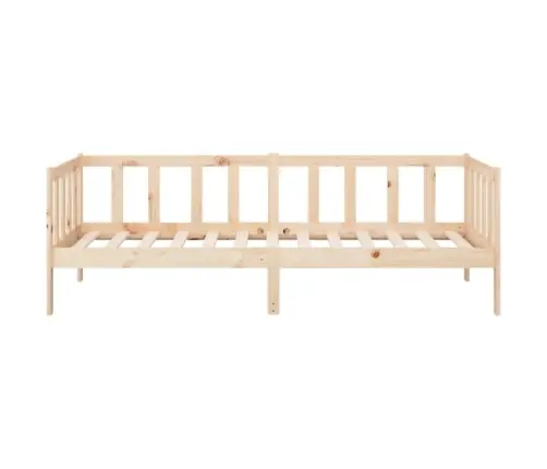 Lova Be Čiužinio, 90X190cm Pušies Medienos Masyvas