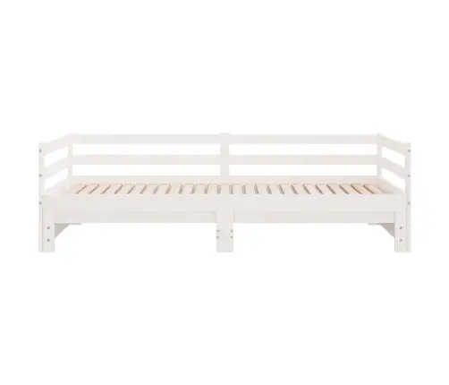 Ištraukiama Lova Be Čiužinio, Balta, 90X190 Cm