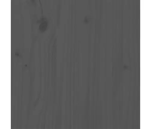 Izvelkama Gulta, Pelēka, 2X(90X190) Cm, Priedes Masīvkoks Vidaxl