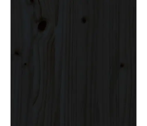 Väljatõmmatav Päevavoodi, Must, 2 X (90X190) cm Männipuit