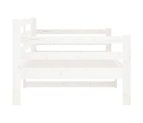 Päevavoodi Ilma Madratsita, Valge, 80 X 200 cm Männipuit