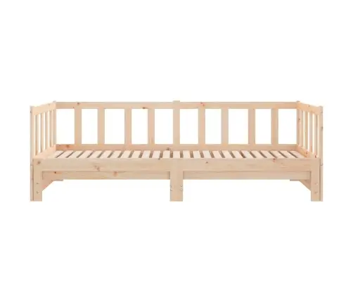 Izvelkama Gulta, 2X(80X200) Cm, Priedes Masīvkoks Vidaxl