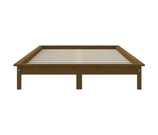 Voodiraam, Meepruun, 120 X 200 cm Männipuit