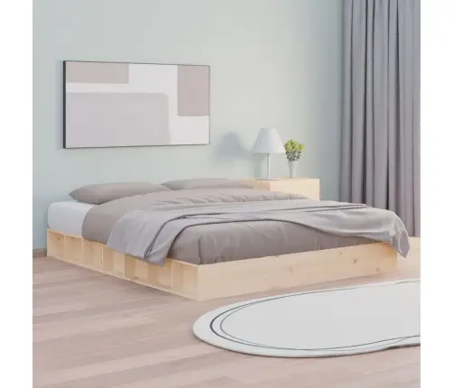 Gultas Rāmis, 160X200 Cm, Masīvkoks Vidaxl
