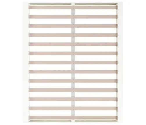 Gultas Rāmis, Balts, 140X200 Cm, Masīvkoks Vidaxl