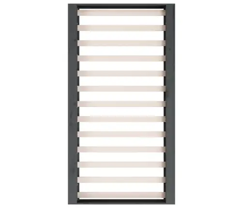 Lovos Rėmas, Pilkas, 75X190cm Medienos Masyvas, Vienvietis