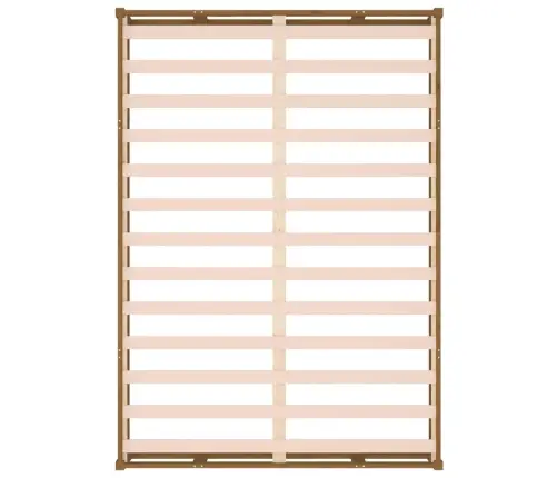 Voodiraam, Meepruun, 120 X 200 cm Männipuit