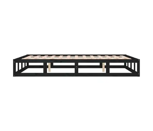 Lovos Rėmas, Juodos Spalvos, 140X200cm Medienos Masyvas