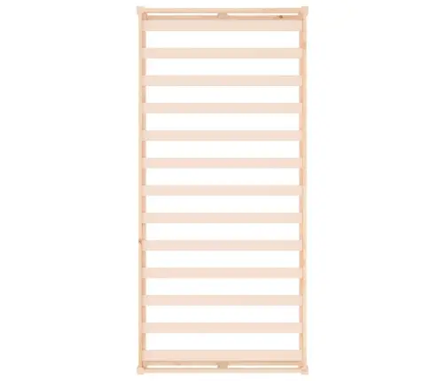 Gultas Rāmis, 75X190 Cm, Vienvietīgs, Masīvkoks Vidaxl