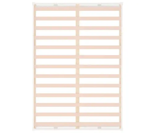 Voodiraam, Valge, 140 X 190 cm Männipuit