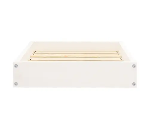 Koeravoodi, Valge, 51,5X44X9 cm Männipuit