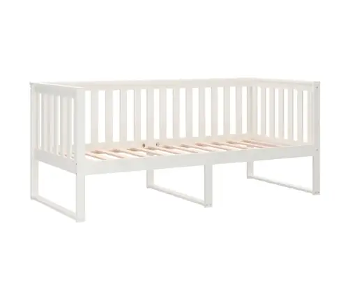 Päevavoodi Ilma Madratsita, Valge, 90 X 200 cm Männipuit