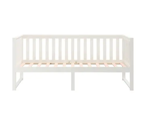 Gulta Bez Matrača, Balts, 80X200 Cm, Priedes Masīvkoks Vidaxl