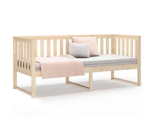 Dienas Gulta Bez Matrača, 75X190 Cm, Priedes Masīvkoks Vidaxl