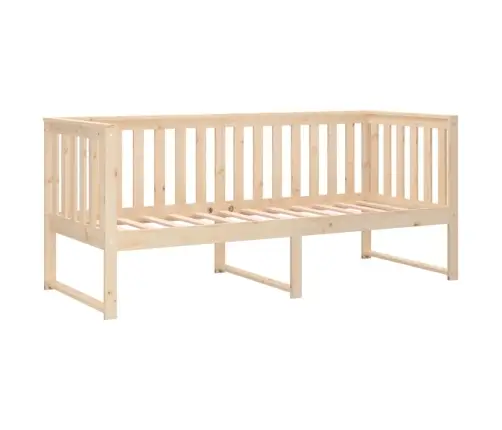 Dienas Gulta Bez Matrača, 75X190 Cm, Priedes Masīvkoks Vidaxl