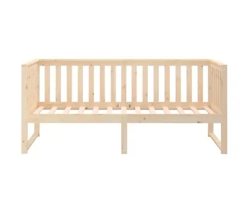 Dienas Gulta Bez Matrača, 75X190 Cm, Priedes Masīvkoks Vidaxl