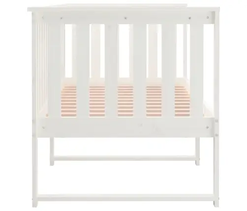 Päevavoodi Ilma Madratsita, Valge, 75X190 cm Männipuit