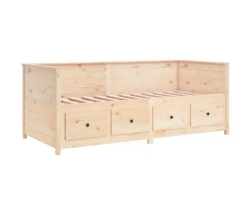 Gulta Bez Matrača, 80X200 Cm, Priedes Masīvkoks Vidaxl