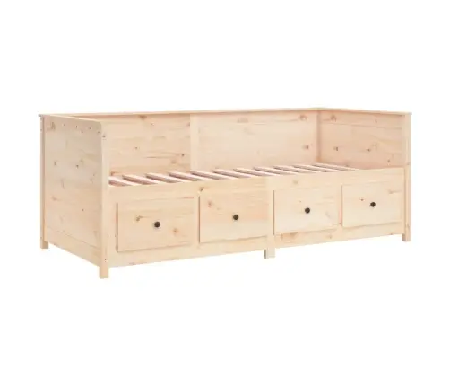 Gulta Bez Matrača, 90X190 Cm, Priedes Masīvkoks Vidaxl