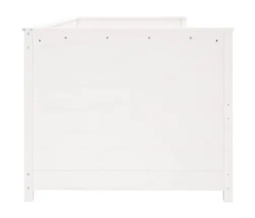 Lova Be Čiužinio, Balta, 90X190cm Pušies Medienos Masyvas