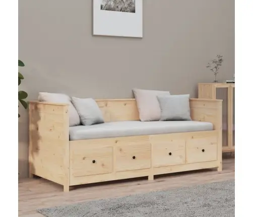 Dieninė Lova Be Čiužinio 75X190 Cm Pušies Masyvo