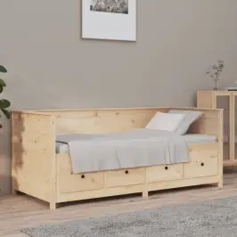 Dieninė Lova Be Čiužinio 75X190 Cm Pušies Masyvo