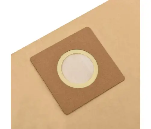 Mitrās Un Sausās Putekļu Sūcējs Papīra Maisiņi 10 Gab. Brūns Vidaxl