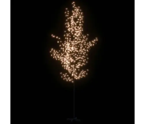 Led Medis Su Vyšnių Žiedais, 400cm 672 Šiltos Baltos Led