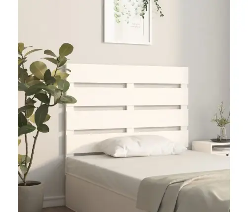 Galvgalis, Balts, 90X3X80 Cm, Priedes Masīvkoks Vidaxl