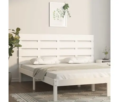 Galvgalis, Balts, 160X3X80 Cm, Priedes Masīvkoks Vidaxl Galvgalis, Balts, 160X3X80 Cm, Priedes Masīvkoks Vidaxl